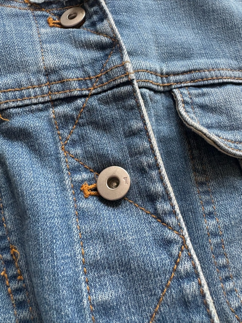 Anthropologie Pilcro and the Letterpress denim jacket size L western fall winter - Picture 8 of 10